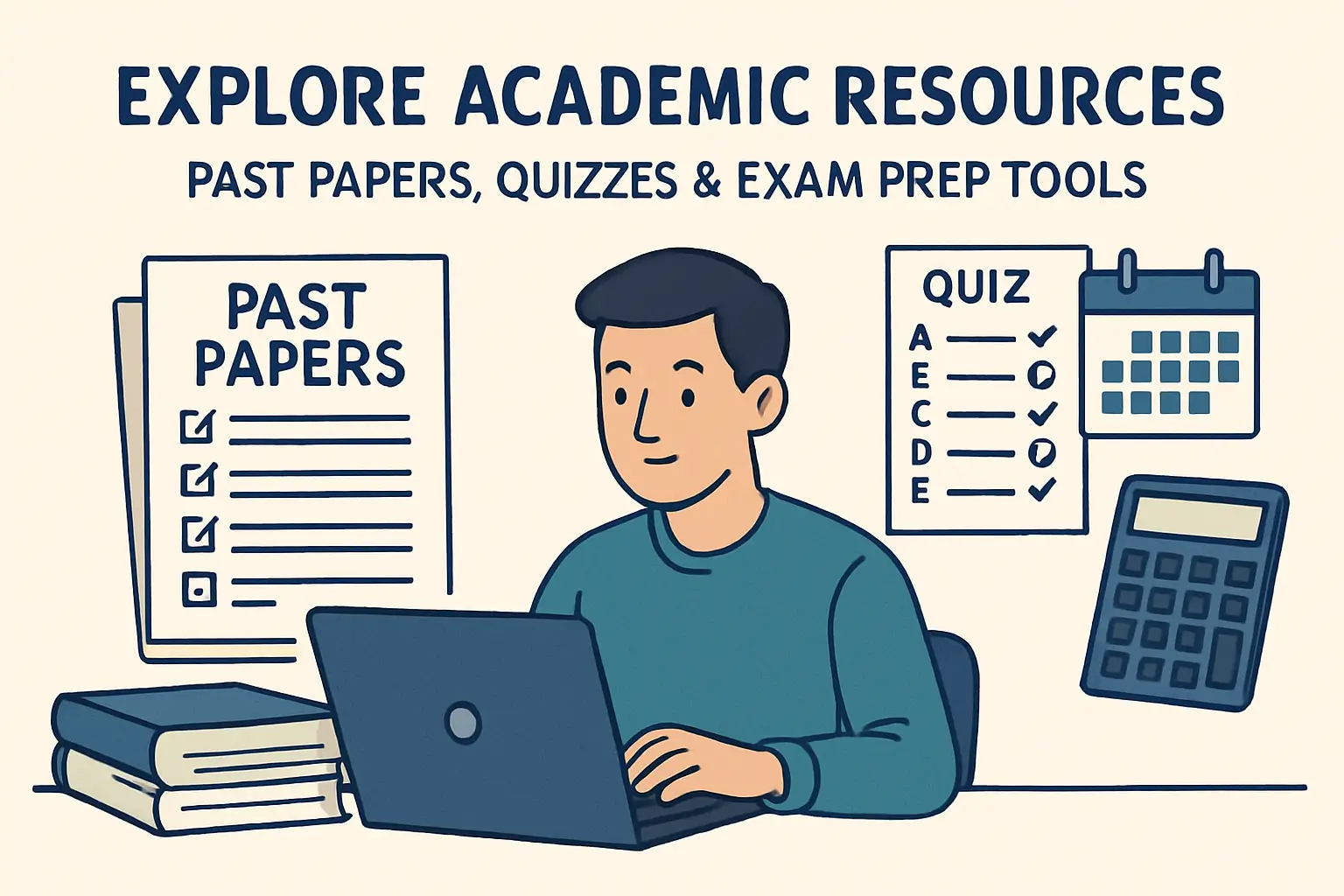 Explore Academic Resources: Past Papers, Quizzes & Exam Prep Tool