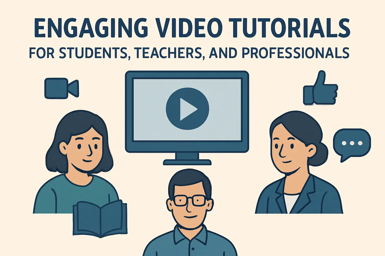Engaging video tutorials for students, teachers, and professionals